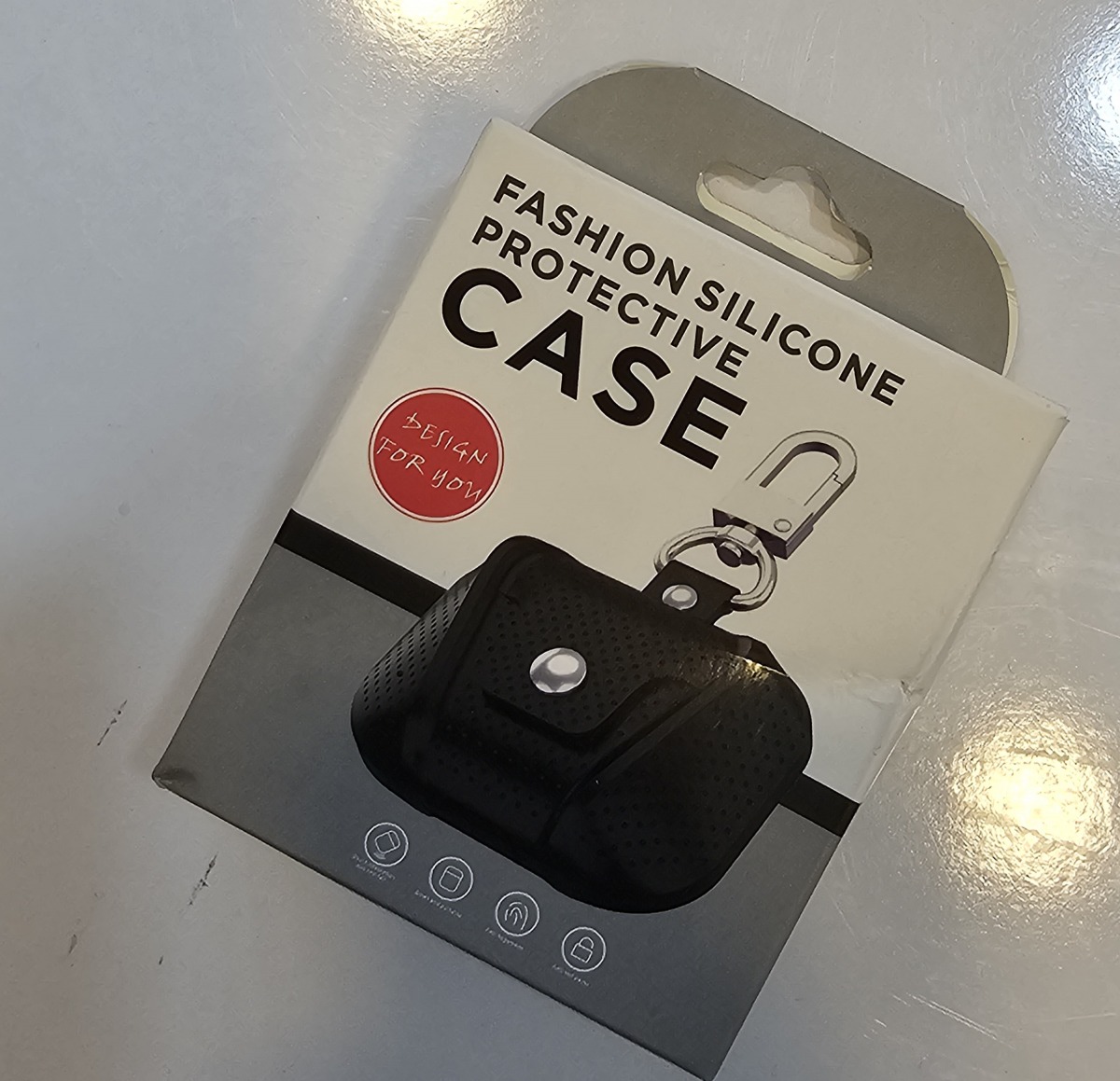 محافظ ایرپاد سیلیکونی مشکی